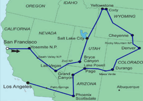 Stati Uniti d'America Fly e Drive American National Parks: Tour on the road negli USA con auto a noleggio