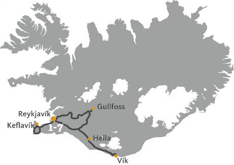 Tour Reykjavik ed il meglio dell'Islanda partenze da Cagliari, Bologna, Milano, Roma, Venezia